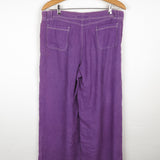 Purple wide Trousers SAMPLE SALE