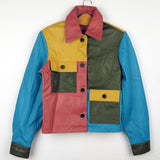 Multicolour leather jacket 2 SAMPLE SALE
