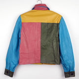 Multicolour leather jacket 2 SAMPLE SALE