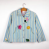 Striped crochet jacket SAMPLE SALE