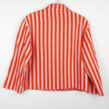Striped orange jacket SAMPLE SALE