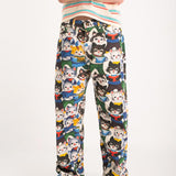 Cats Against Composition Trousers