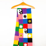 Patchwork crochet scarf SAMPLE SALE