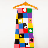 Patchwork crochet scarf SAMPLE SALE