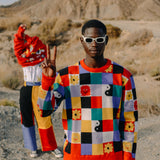 Patchwork & Squares sweater - SAMPLE SALE