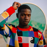 Patchwork & Squares sweater - SAMPLE SALE