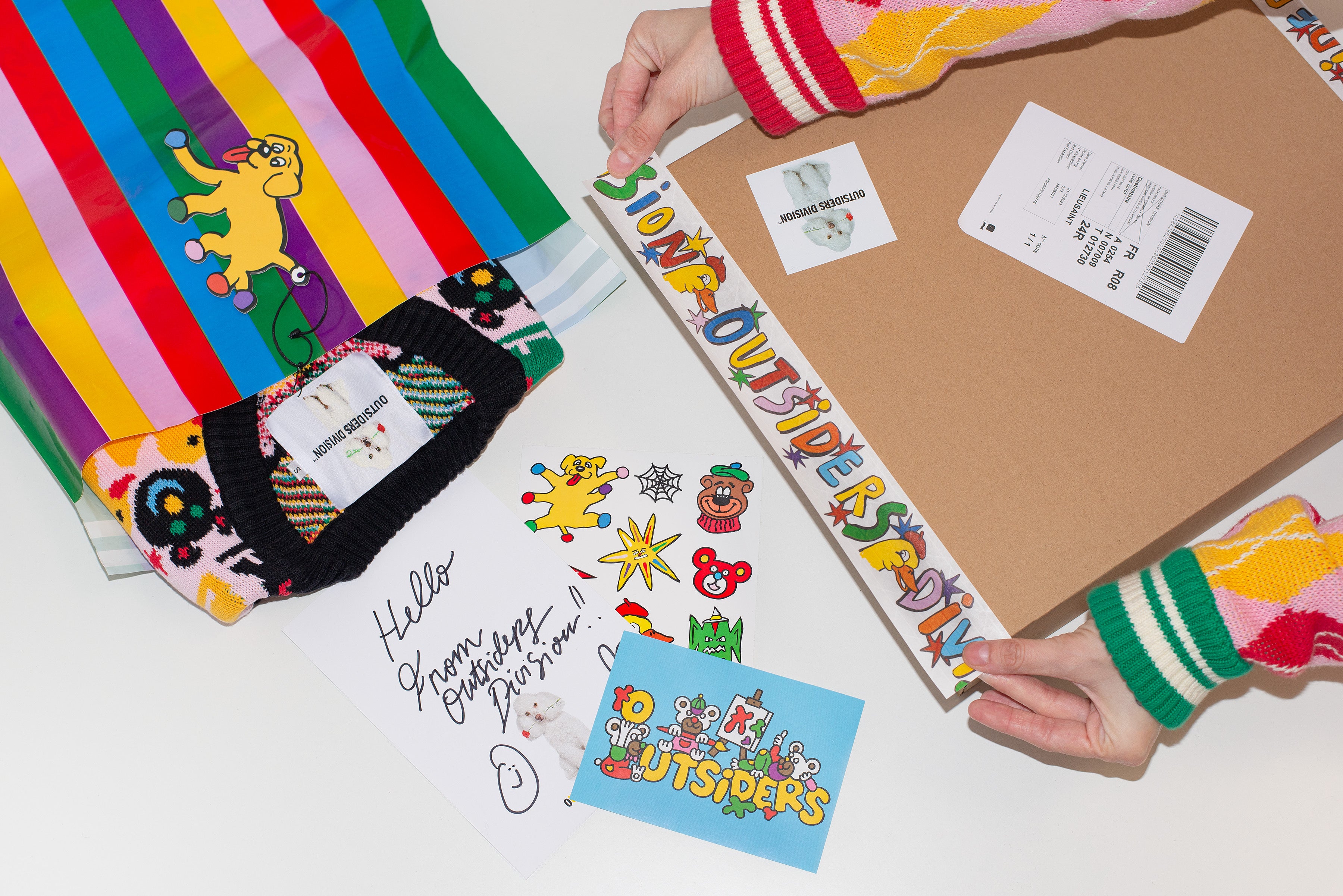 RANDY 21aw プルオーバーカーディガン Peel off RANDY Peel off POODLE