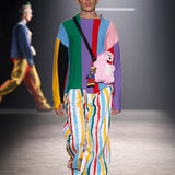 Striped Handpainted trousers - SAMPLE
