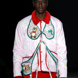 Flower Puffer Jacket - SAMPLE SALE