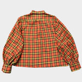 Orange Tartan Shirt - SAMPLE SALE