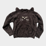Black Cat Sweater - SAMPLE SALE