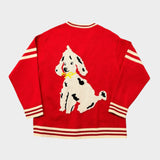 Red Dalmata Cardigan - SAMPLE SALE