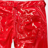 Vinyl Red Pants - SAMPLE SALE