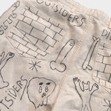 Grafitti White Pants - SAMPLE SALE
