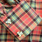 Orange Tartan Shirt - SAMPLE SALE