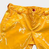 Vinyl Yellow Pants - SAMPLE SALE