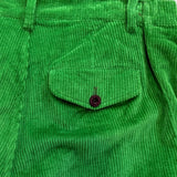 Green Corduroy pants - SAMPLE SALE
