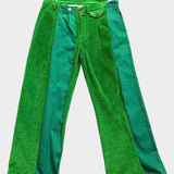 Green Corduroy pants - SAMPLE SALE