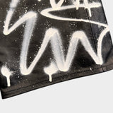 Graffiti Leather Pants - SAMPLE SALE