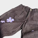 Denim Flowers Trousers - SAMPLE SALE
