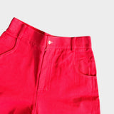 Red wide Pants - SAMPLE SALE