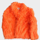 Hairy Orange Coat - SAMPLE SALE