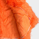 Hairy Orange Coat - SAMPLE SALE