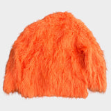 Hairy Orange Coat - SAMPLE SALE