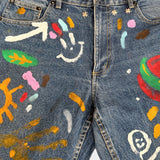 Dibujitos Denim Trousers - SAMPLE SALE