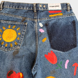 Dibujitos Denim Trousers - SAMPLE SALE