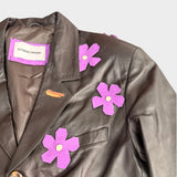 Leather flowers - SAMPLE SALE