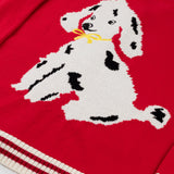 Red Dalmata Cardigan - SAMPLE SALE