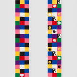 Crochet Patchwork Scarf - SAMPLE SALE