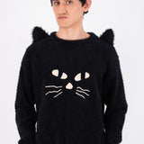 Black Cat Sweater - SAMPLE SALE